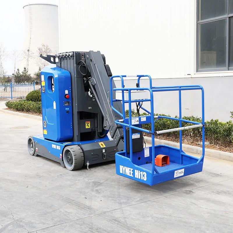 HYNEE Hi13-Forklift Style Vertical Mast Boom Lift com altura de trabalho de 12,65 m 1