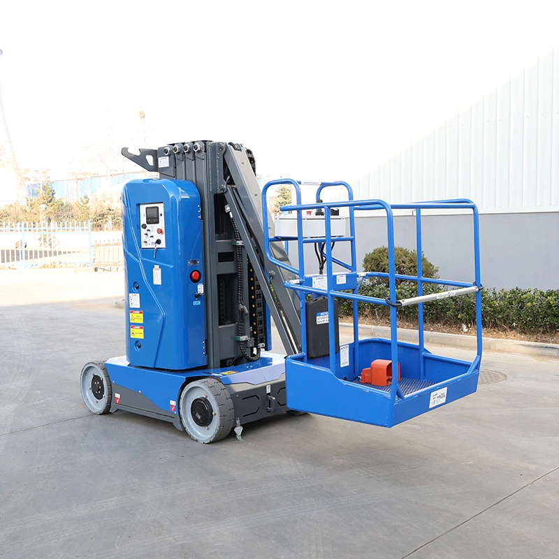 Elevador de mástil vertical estilo carretilla elevadora HYNEE Hi10 con brazo articulado 1