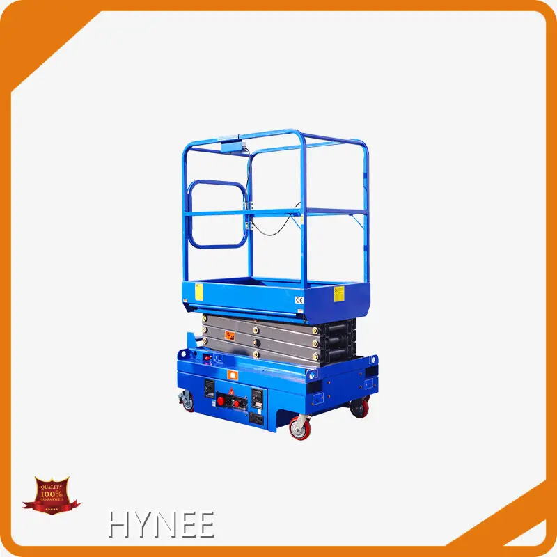 Scissor Aerial Work Platform Push Around Scissor Lifts Wholesale - HYNEE 1