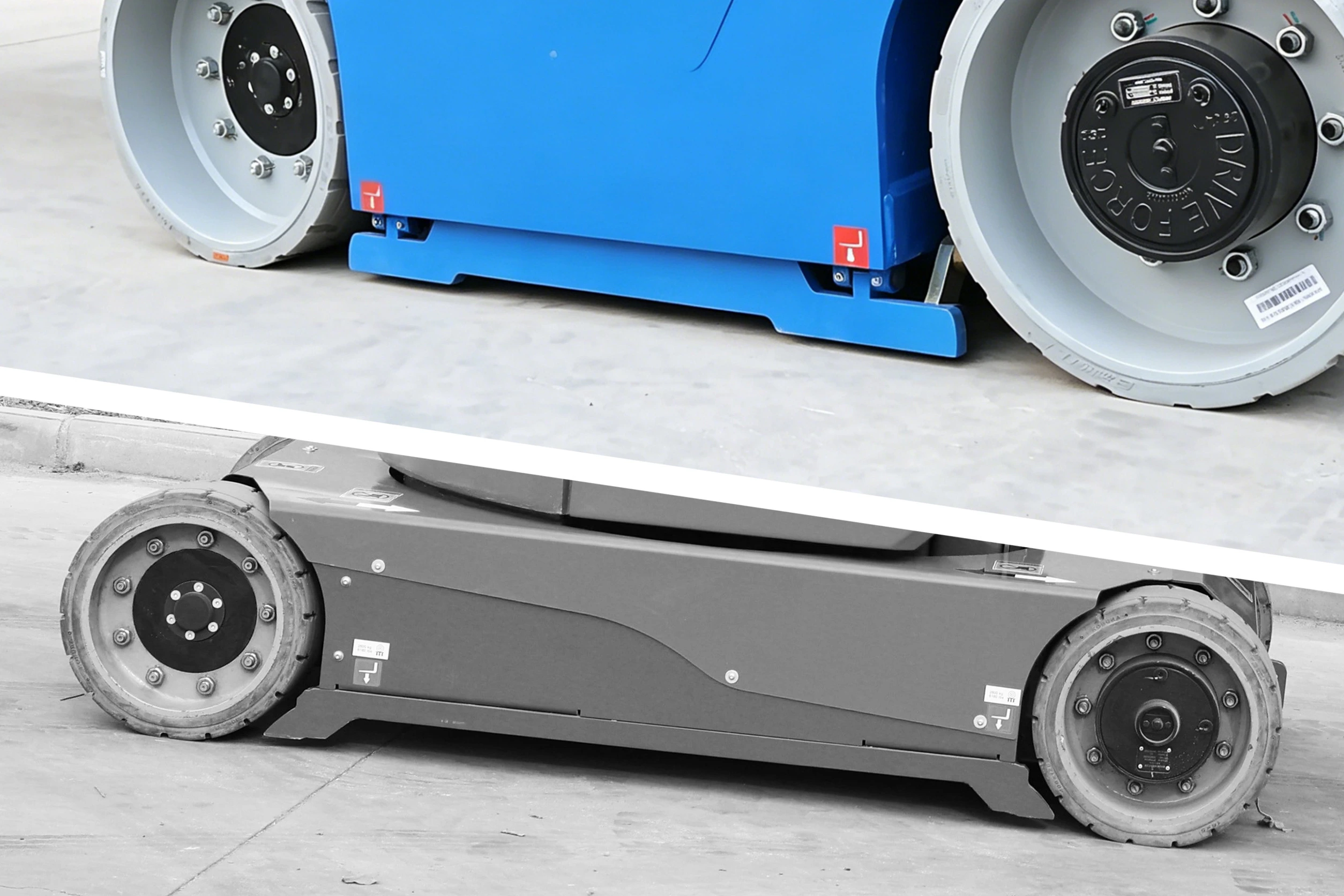 Conventional pothole guard vs. active pothole guard